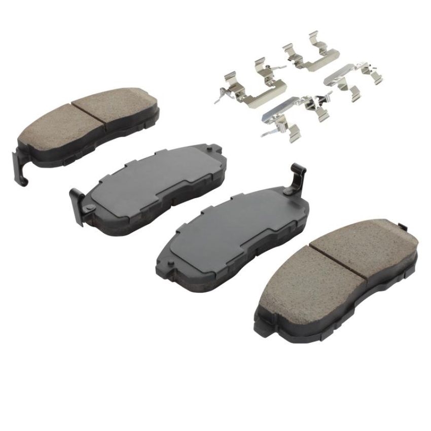 MPA 1003-0815C Quality-Built Black Series Ceramic Brake Pads w/ Hardware