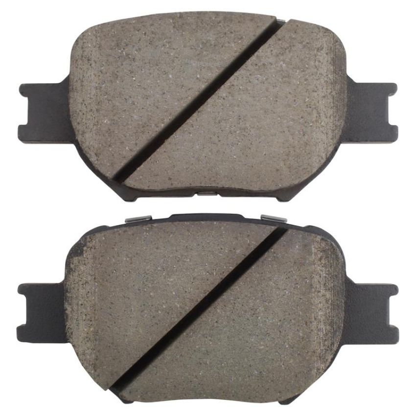 MPA 1003-0817C Quality-Built Black Series Ceramic Brake Pads w/ Hardware