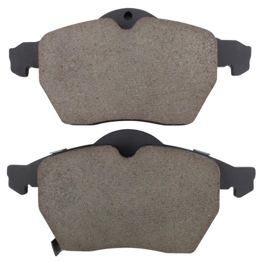 MPA 1003-0819C Quality-Built Black Series Ceramic Brake Pads w/ Hardware