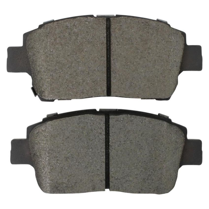 MPA 1003-0822C Quality-Built Black Series Ceramic Brake Pads w/ Hardware