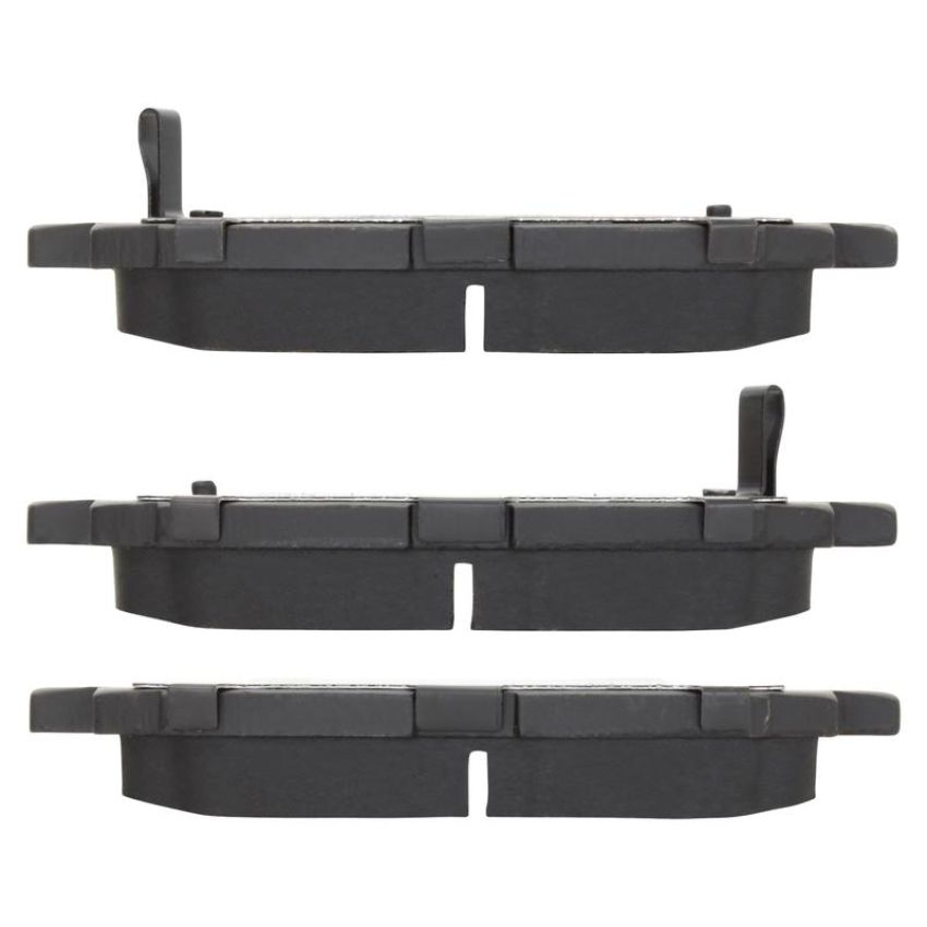 MPA 1003-0822M Quality-Built Black Series Semi-Metallic Brake Pads w/ Hardware