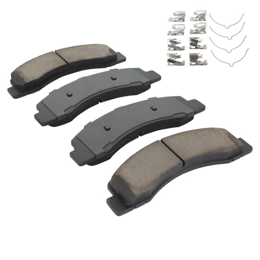 MPA 1003-0824C Quality-Built Black Series Ceramic Brake Pads w/ Hardware