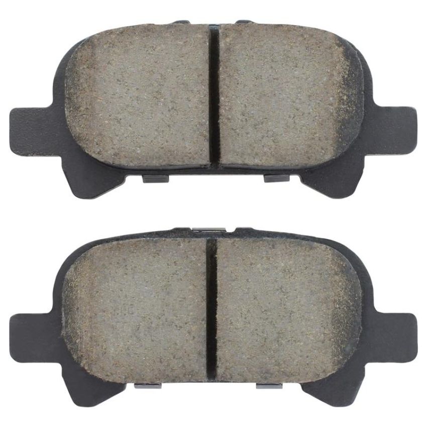 MPA 1003-0828AC Quality-Built Black Series Ceramic Brake Pads w/ Hardware