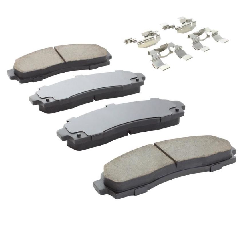 MPA 1003-0833AC Quality-Built Black Series Ceramic Brake Pads w/ Hardware