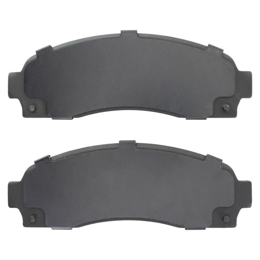 MPA 1003-0833AM Quality-Built Black Series Semi-Metallic Brake Pads w/ Hardware