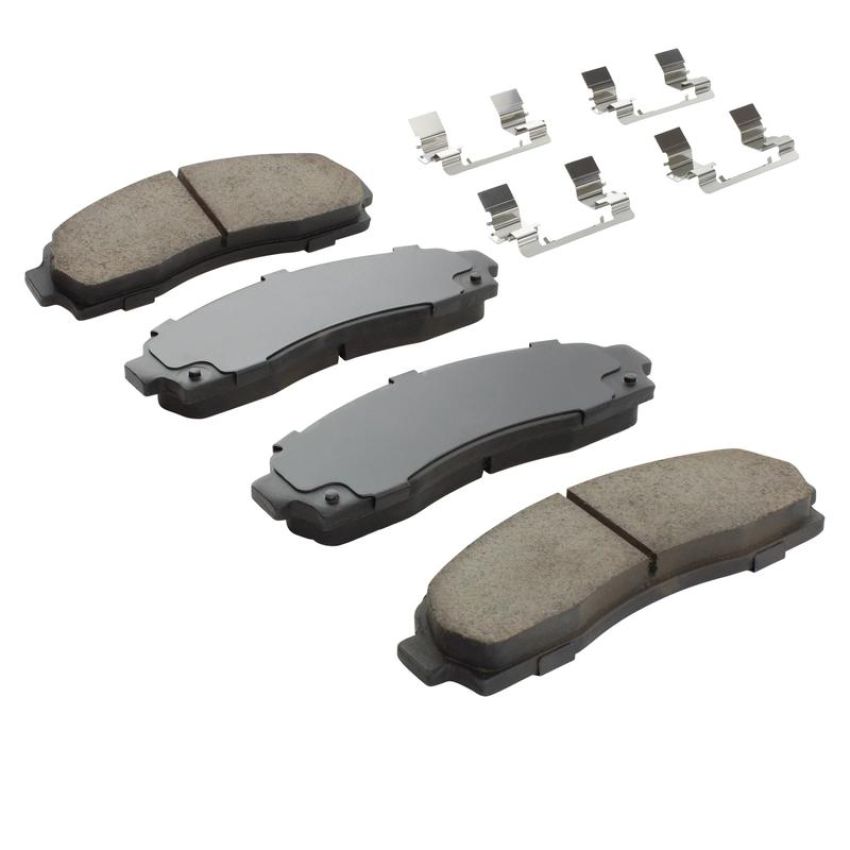 MPA 1003-0833M Quality-Built Black Series Semi-Metallic Brake Pads w/ Hardware