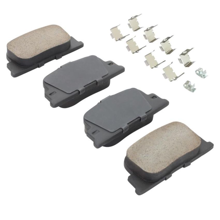 MPA 1003-0835C Quality-Built Black Series Ceramic Brake Pads w/ Hardware