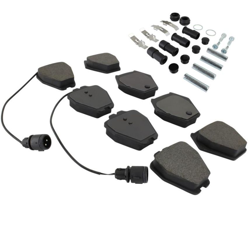 MPA 1003-0839AM Quality-Built Black Series Semi-Metallic Brake Pads w/ Hardware