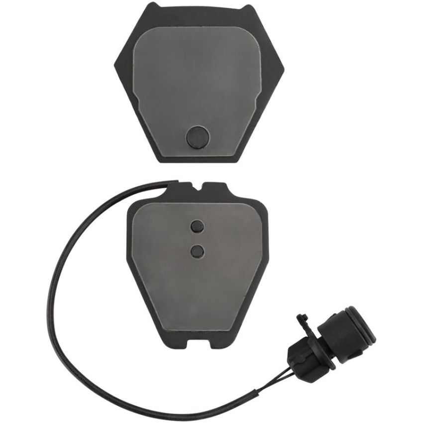 MPA 1003-0839AM Quality-Built Black Series Semi-Metallic Brake Pads w/ Hardware