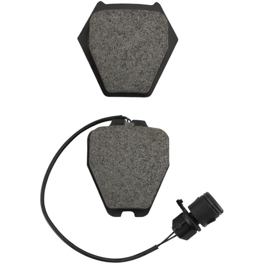 MPA 1003-0839AM Quality-Built Black Series Semi-Metallic Brake Pads w/ Hardware