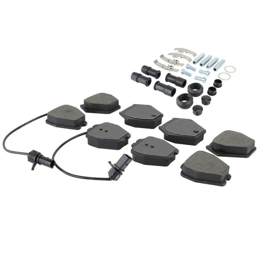 MPA 1003-0839C Quality-Built Black Series Ceramic Brake Pads w/ Hardware