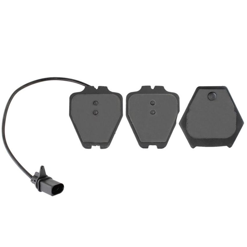 MPA 1003-0839M Quality-Built Black Series Semi-Metallic Brake Pads w/ Hardware
