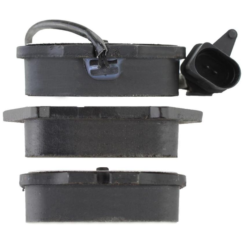 MPA 1003-0839M Quality-Built Black Series Semi-Metallic Brake Pads w/ Hardware
