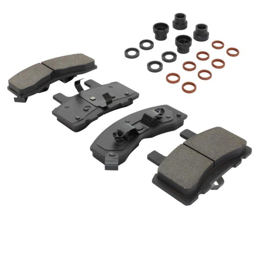 MPA 1003-0845C Quality-Built Black Series Ceramic Brake Pads w/ Hardware