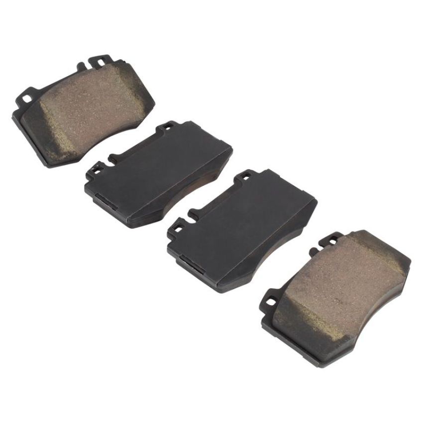 MPA 1003-0847AM Quality-Built Black Series Semi-Metallic Brake Pads w/ Hardware
