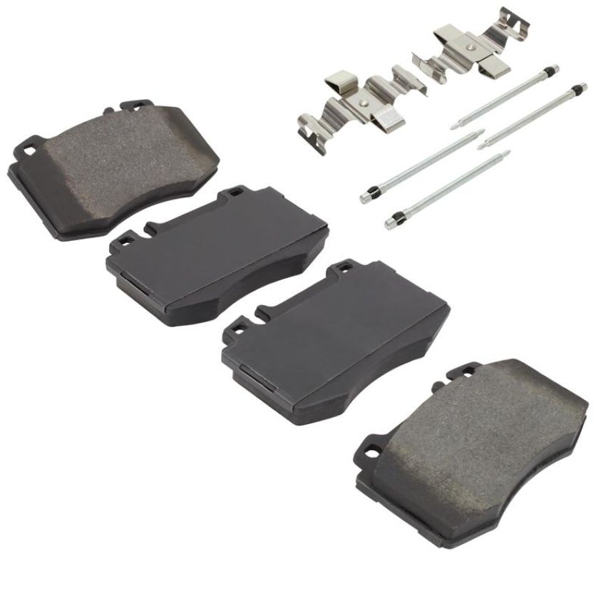 MPA 1003-0847CM Quality-Built Black Series Semi-Metallic Brake Pads w/ Hardware