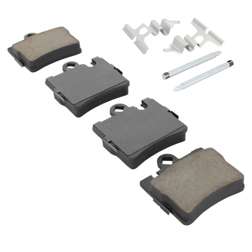 MPA 1003-0848M Quality-Built Black Series Semi-Metallic Brake Pads w/ Hardware