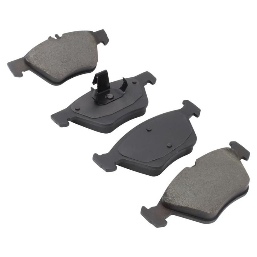MPA 1003-0853AM Quality-Built Black Series Semi-Metallic Brake Pads w/ Hardware