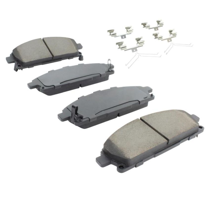 MPA 1003-0855C Quality-Built Black Series Ceramic Brake Pads w/ Hardware