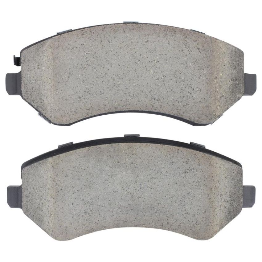 MPA 1003-0856C Quality-Built Black Series Ceramic Brake Pads w/ Hardware