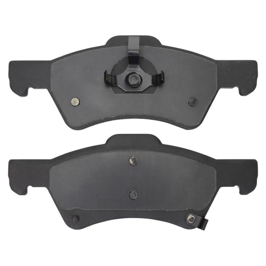 MPA 1003-0857M Quality-Built Black Series Semi-Metallic Brake Pads w/ Hardware