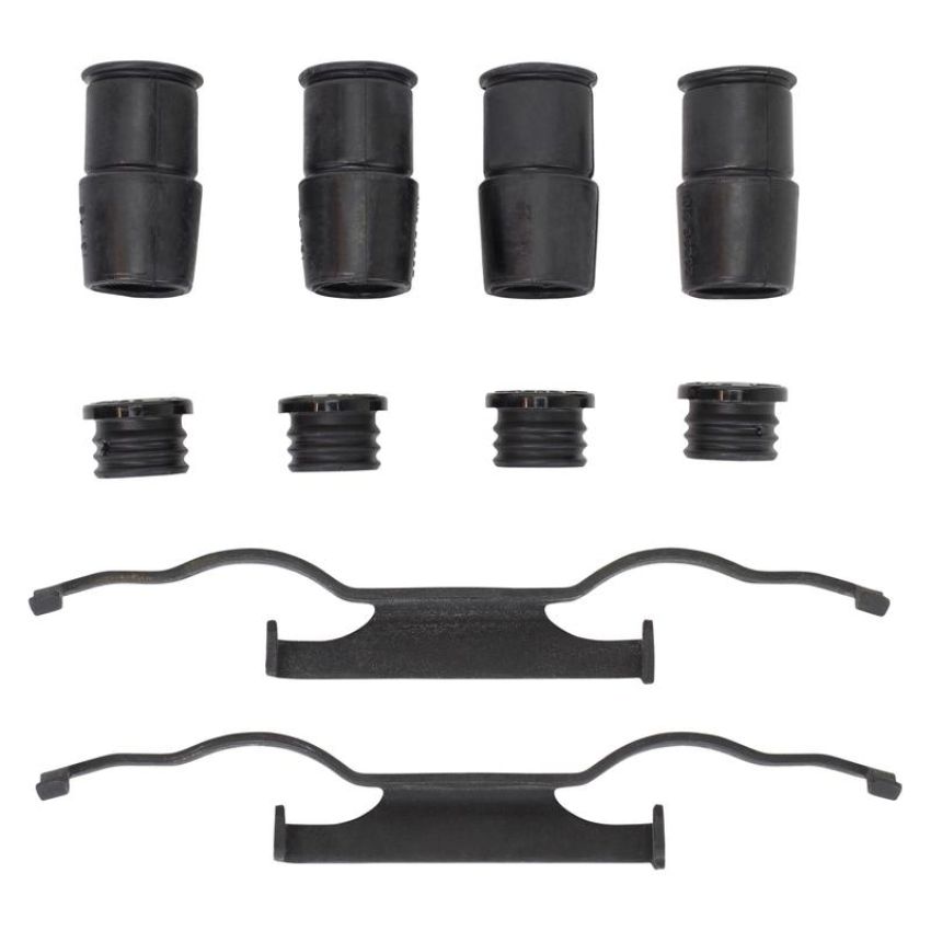 MPA 1003-0857M Quality-Built Black Series Semi-Metallic Brake Pads w/ Hardware