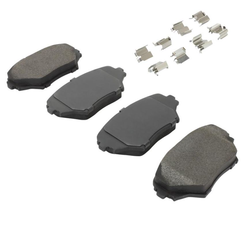 MPA 1003-0862C Quality-Built Black Series Ceramic Brake Pads w/ Hardware