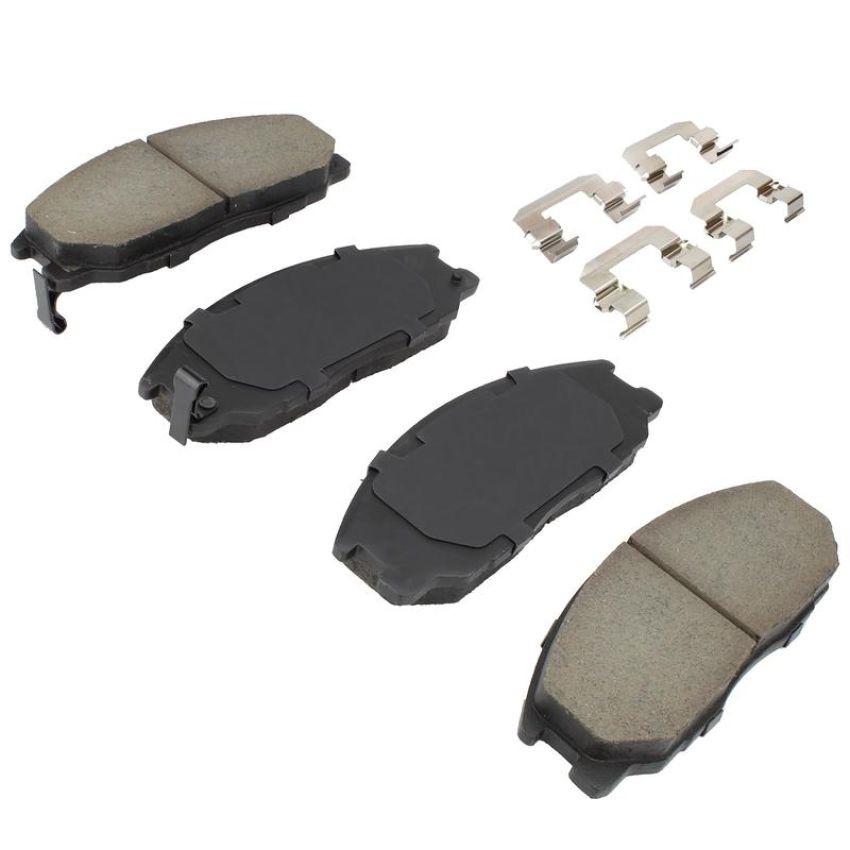 MPA 1003-0864C Quality-Built Black Series Ceramic Brake Pads w/ Hardware