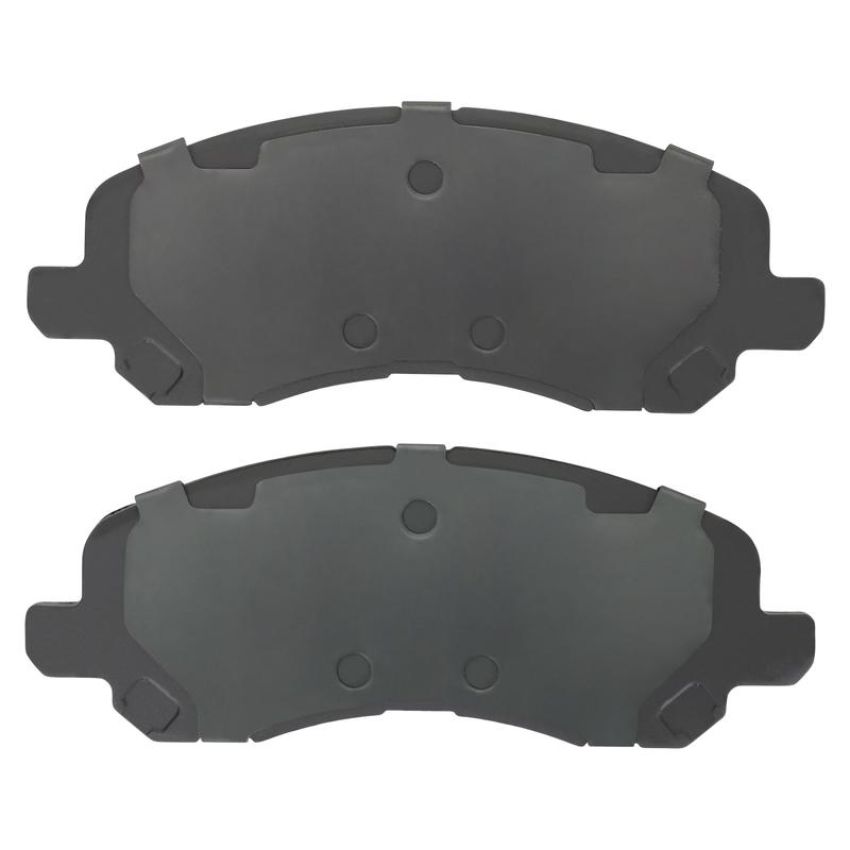 MPA 1003-0866C Quality-Built Black Series Ceramic Brake Pads w/ Hardware