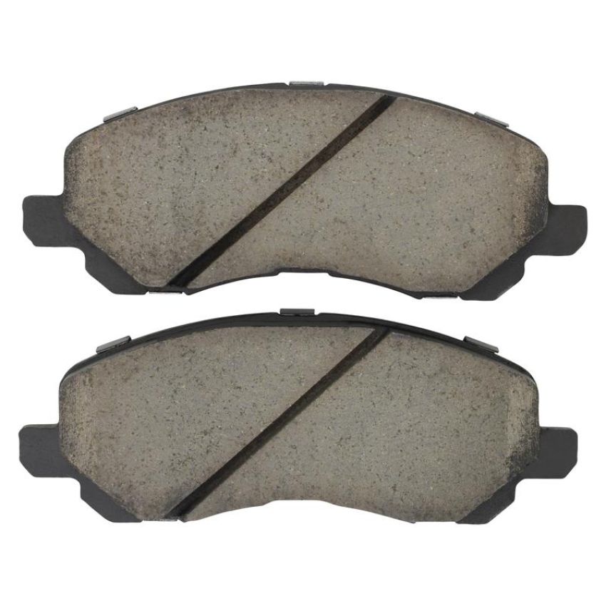 MPA 1003-0866C Quality-Built Black Series Ceramic Brake Pads w/ Hardware