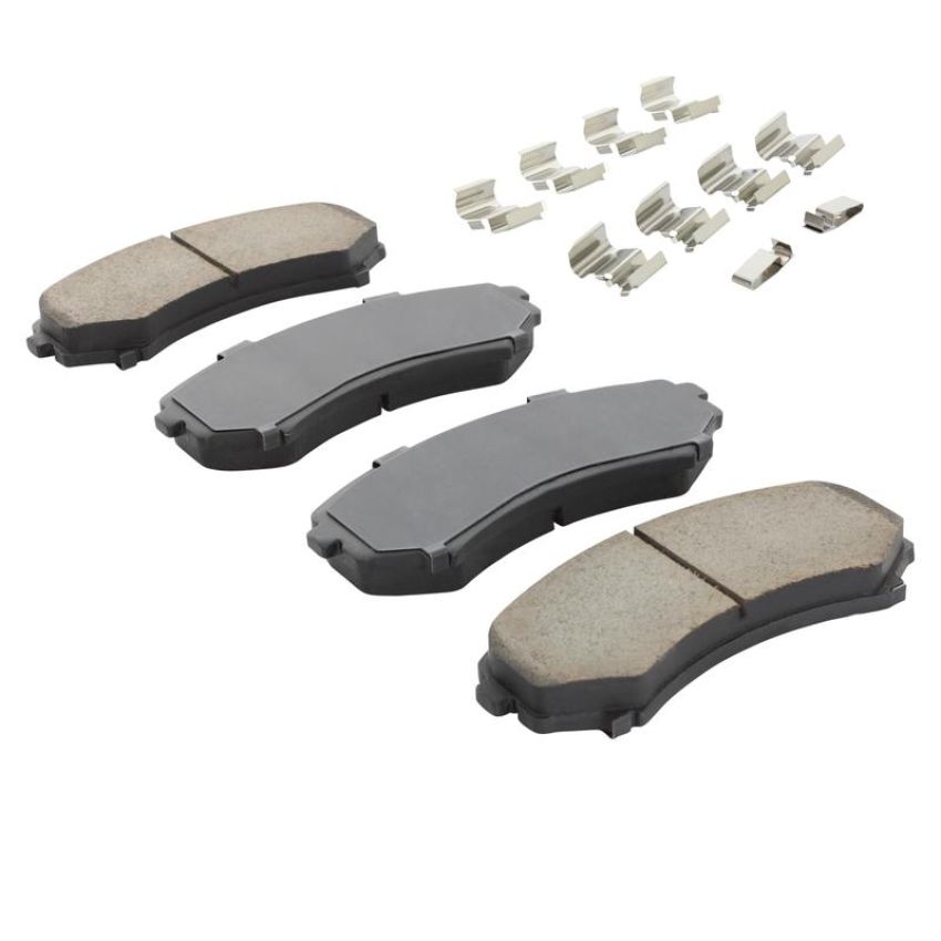 MPA 1003-0867C Quality-Built Black Series Ceramic Brake Pads w/ Hardware
