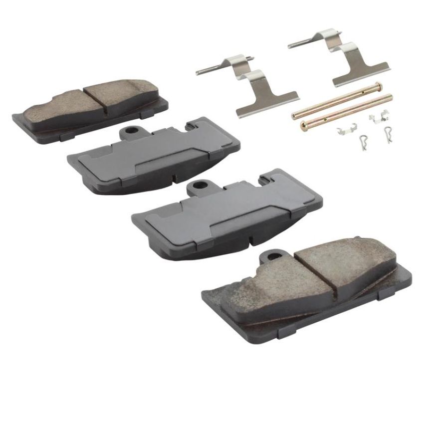 MPA 1003-0871C Quality-Built Black Series Ceramic Brake Pads w/ Hardware