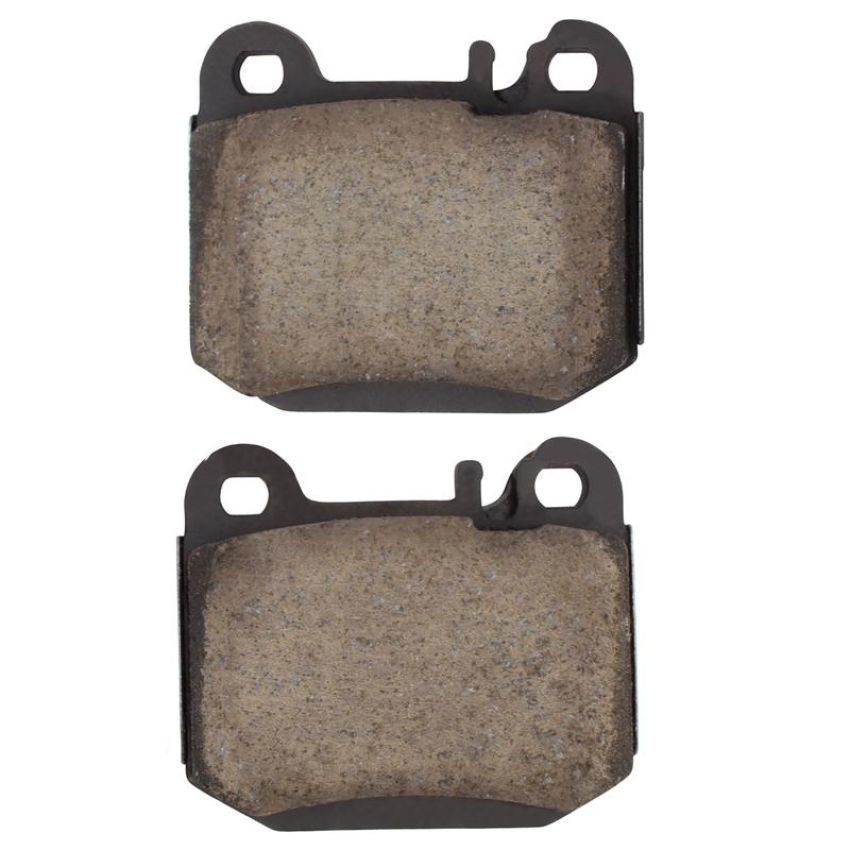 MPA 1003-0874M Quality-Built Black Series Semi-Metallic Brake Pads w/ Hardware