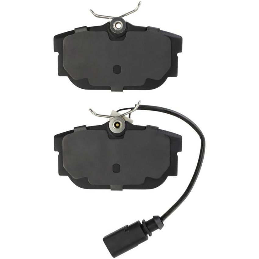 MPA 1003-0877AM Quality-Built Black Series Semi-Metallic Brake Pads w/ Hardware