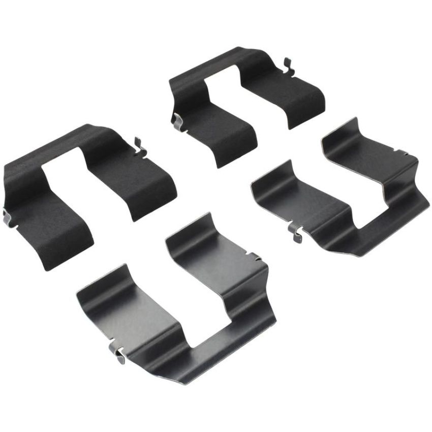 MPA 1003-0877AM Quality-Built Black Series Semi-Metallic Brake Pads w/ Hardware