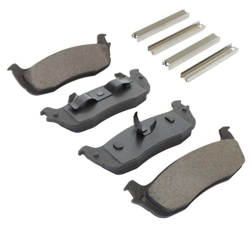 MPA 1003-0879C Quality-Built Black Series Ceramic Brake Pads w/ Hardware