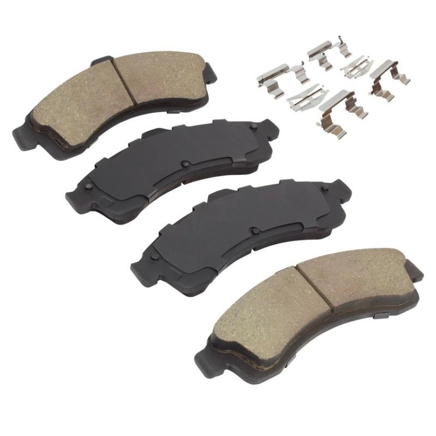 MPA 1003-0882C Quality-Built Black Series Ceramic Brake Pads w/ Hardware