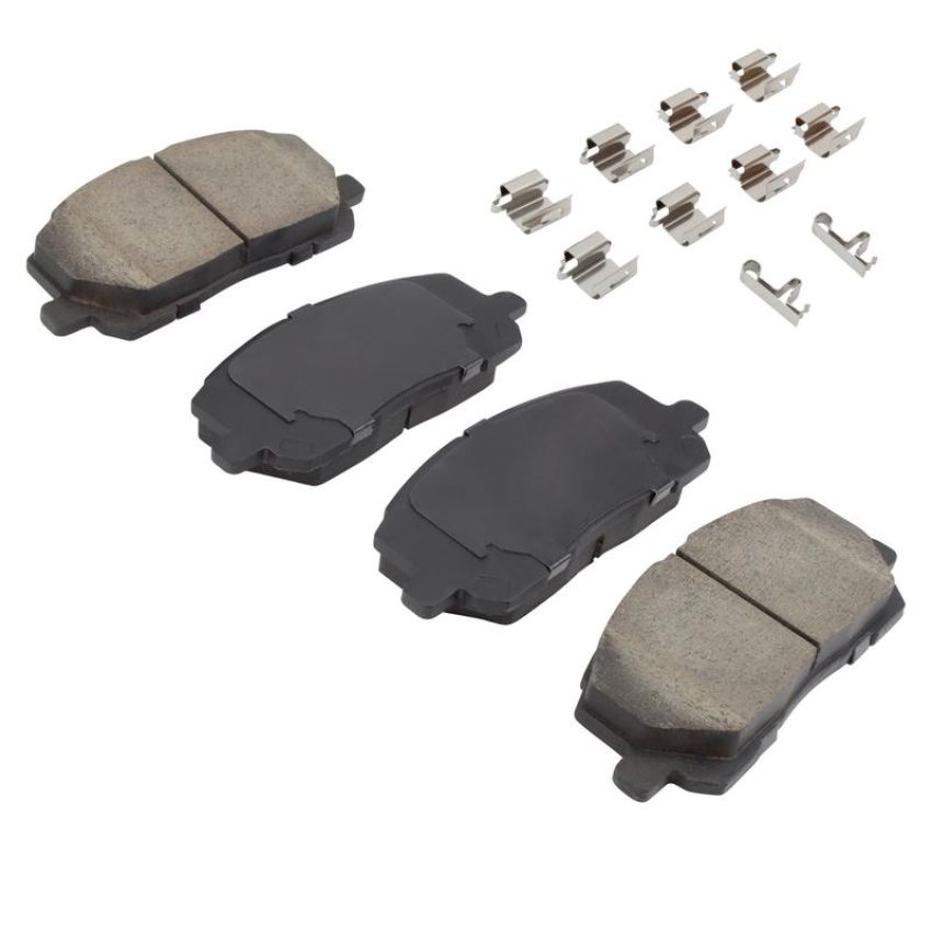 MPA 1003-0884C Quality-Built Black Series Ceramic Brake Pads w/ Hardware