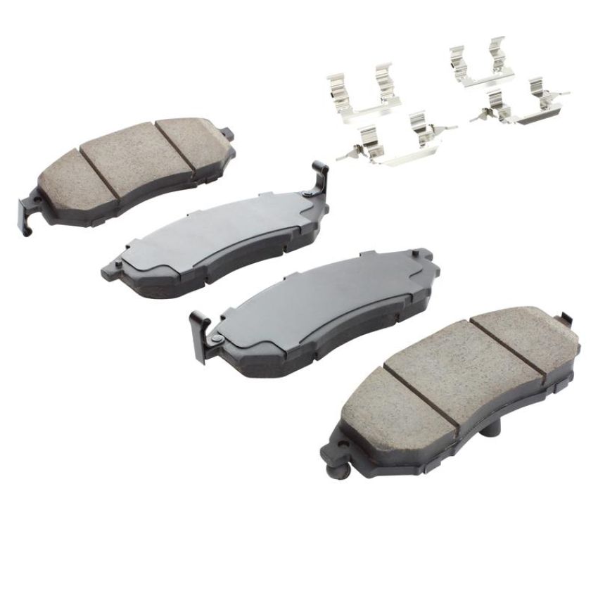 MPA 1003-0888C Quality-Built Black Series Ceramic Brake Pads w/ Hardware