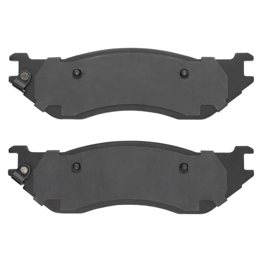 MPA 1003-0897M Quality-Built Black Series Semi-Metallic Brake Pads w/ Hardware