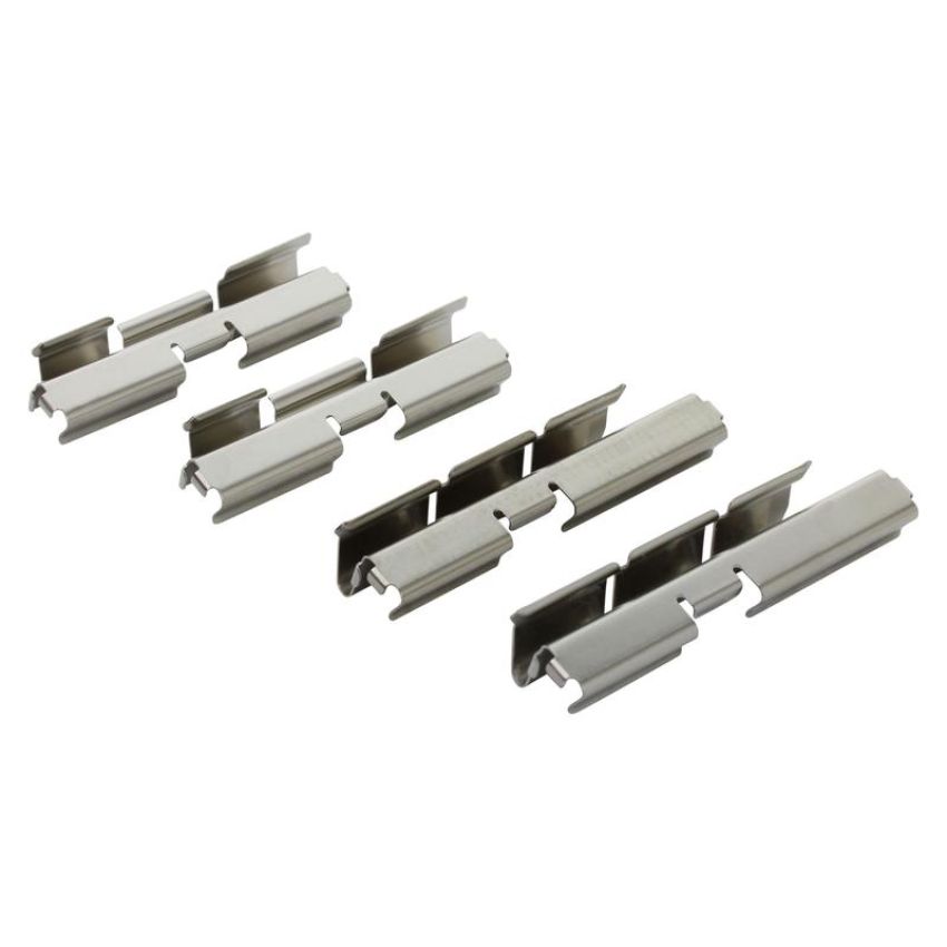 MPA 1003-0897M Quality-Built Black Series Semi-Metallic Brake Pads w/ Hardware