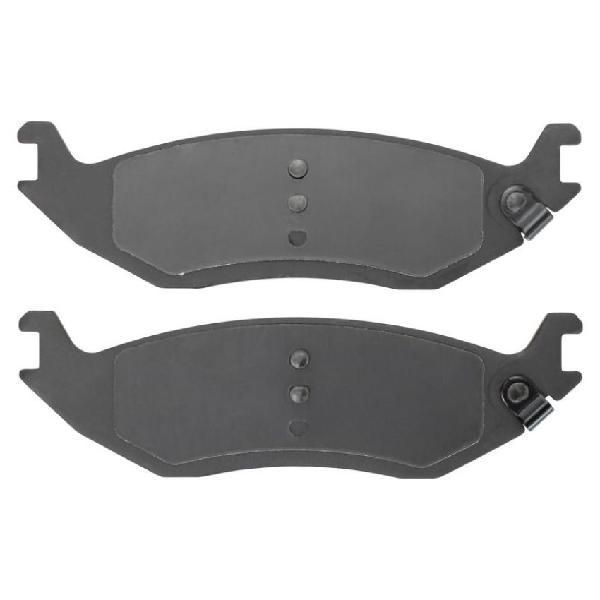 MPA 1003-0898C Quality-Built Black Series Ceramic Brake Pads w/ Hardware