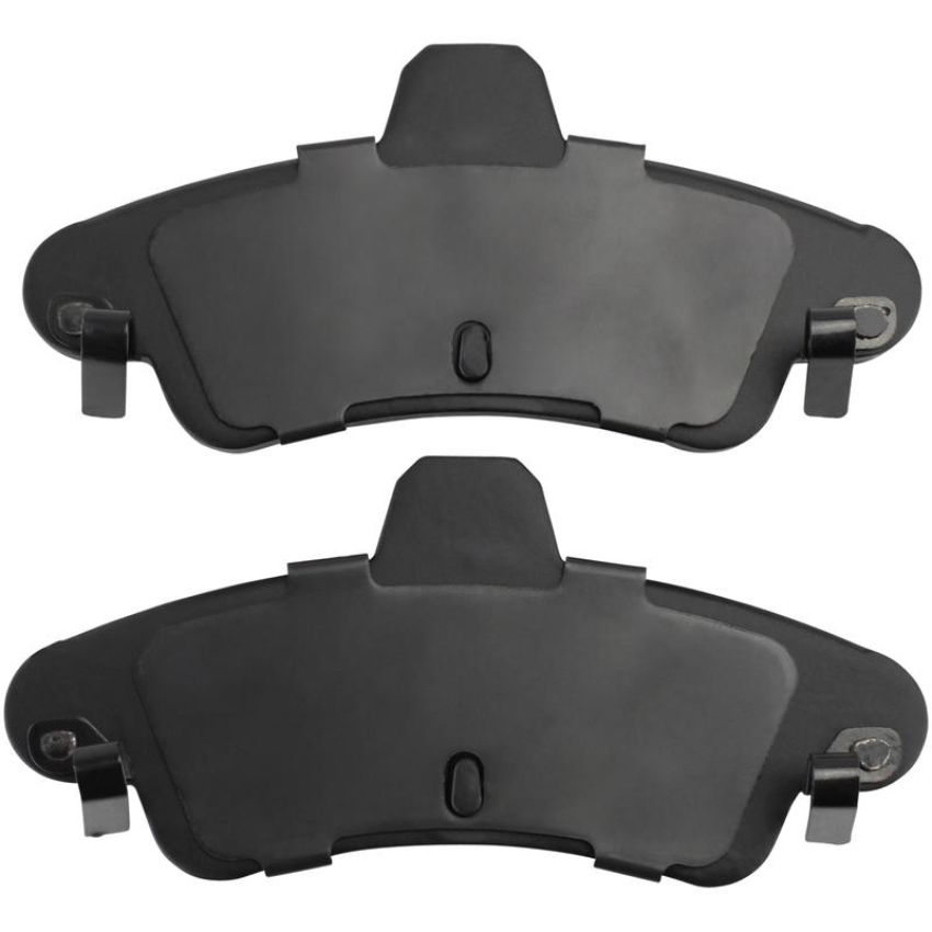 MPA 1003-0899M Quality-Built Black Series Semi-Metallic Brake Pads w/ Hardware