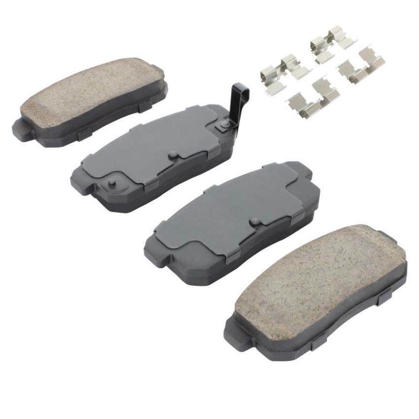 MPA 1003-0900C Quality-Built Black Series Ceramic Brake Pads w/ Hardware