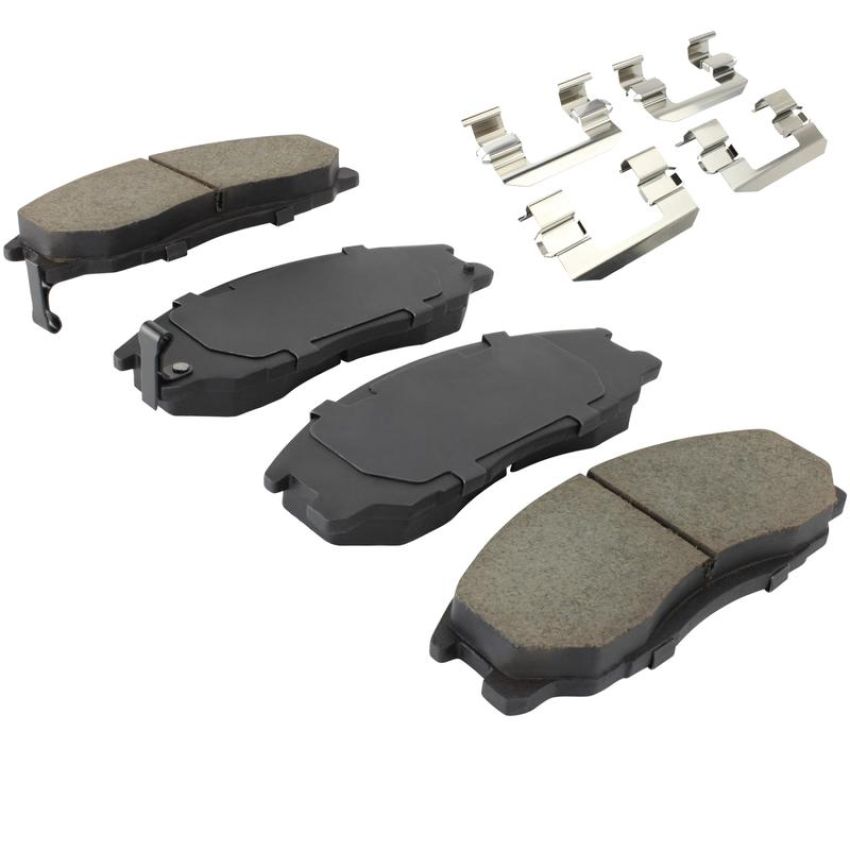 MPA 1003-0903C Quality-Built Black Series Ceramic Brake Pads w/ Hardware