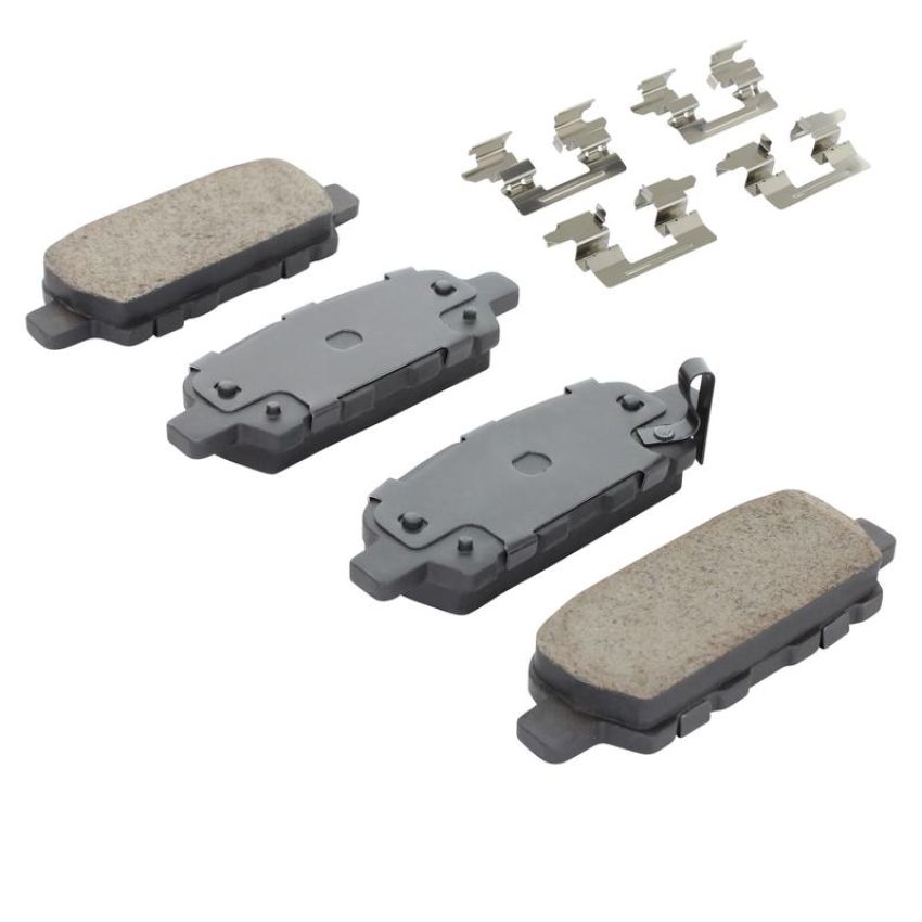MPA 1003-0905BC Quality-Built Black Series Ceramic Brake Pads w/ Hardware