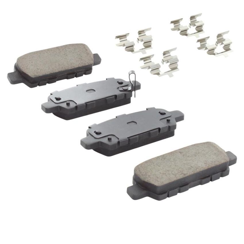 MPA 1003-0905C Quality-Built Black Series Ceramic Brake Pads w/ Hardware