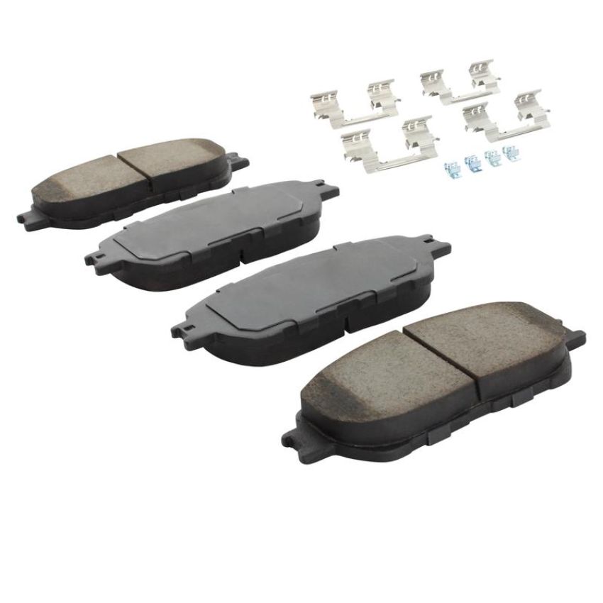 MPA 1003-0906BC Quality-Built Black Series Ceramic Brake Pads w/ Hardware