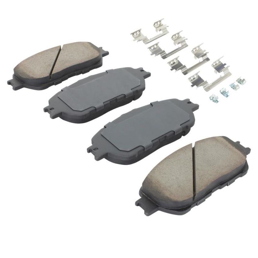 MPA 1003-0906C Quality-Built Black Series Ceramic Brake Pads w/ Hardware