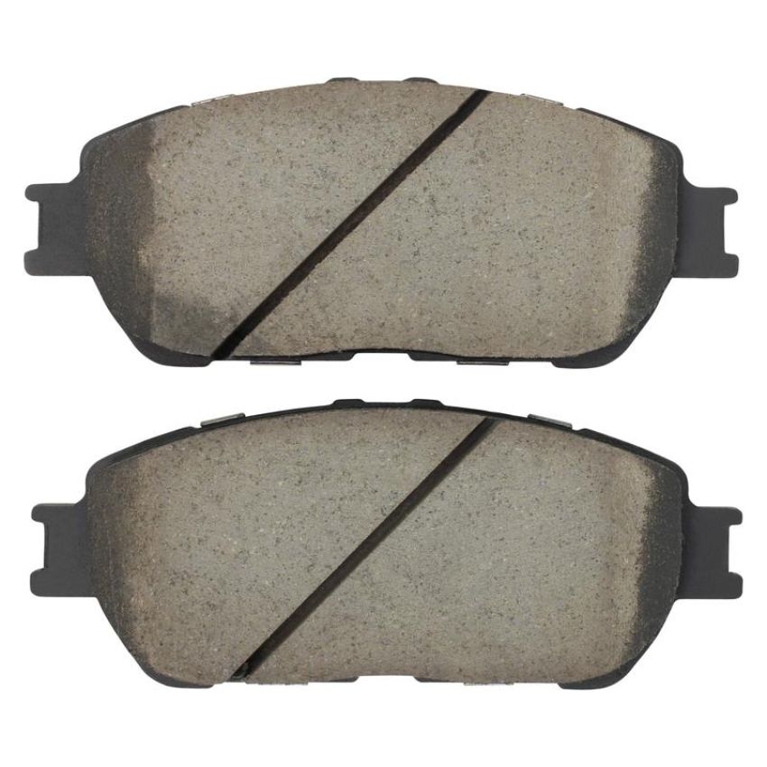 MPA 1003-0906C Quality-Built Black Series Ceramic Brake Pads w/ Hardware
